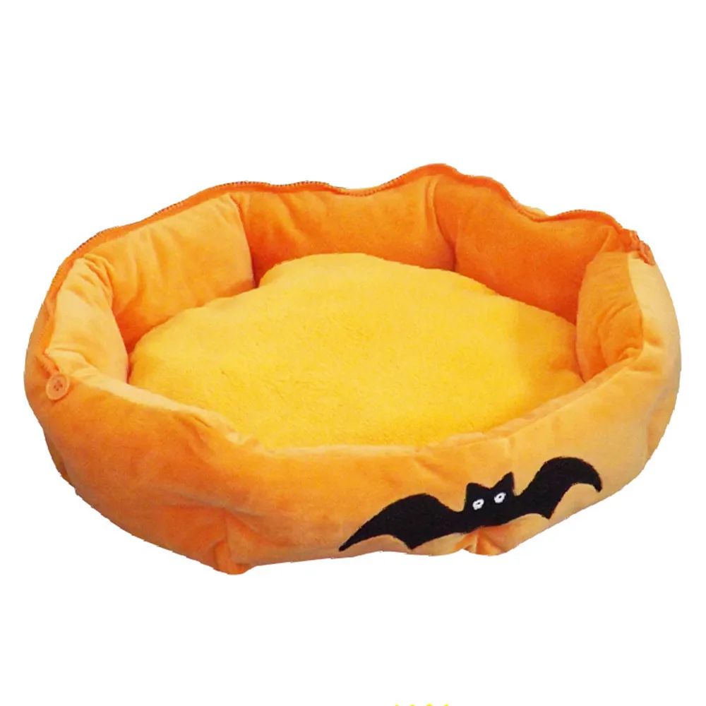 pumpkin dog bed