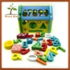 Factory Direct Sale Wooden Smart Digital Early Childhood Teaches Wisdom Learn Unpack Smart Diy Small Wooden Toy House
