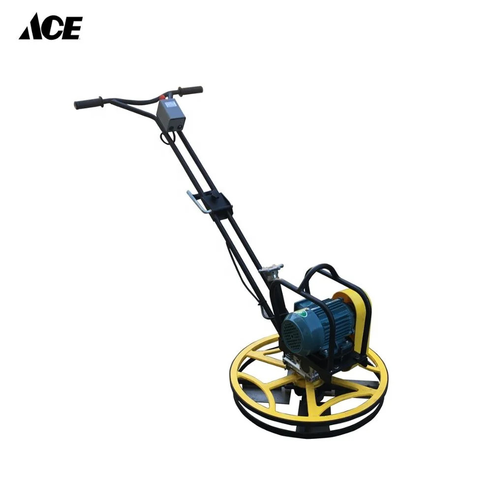 Online Support Electric Concrete Power Trowel Road Building Construction Tools Finishing Machine