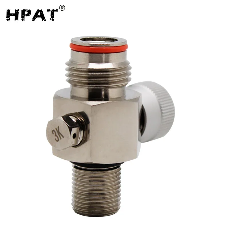 On/off Valve For Co2 Cylinder Paintball Tank Thread M18x1.5 Or 5/8