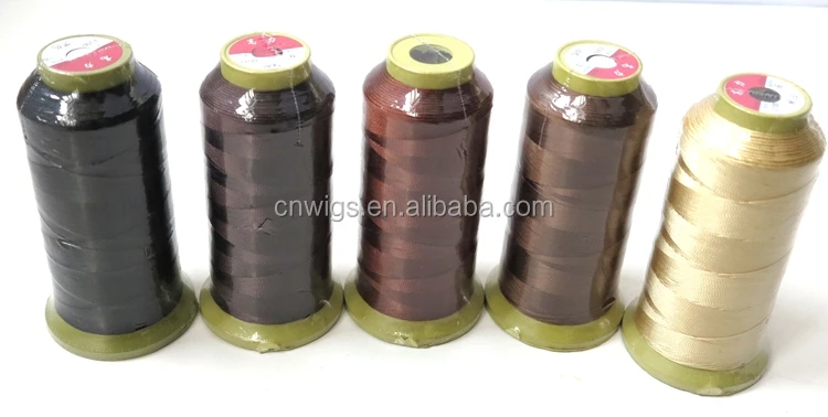 HARMONY 5 Colors Nylon Sewing Thread FOR Hair Weaving & Braiding Hair Extensions