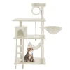 Cat tree pet scratcher climbing toys cat rest with mouse