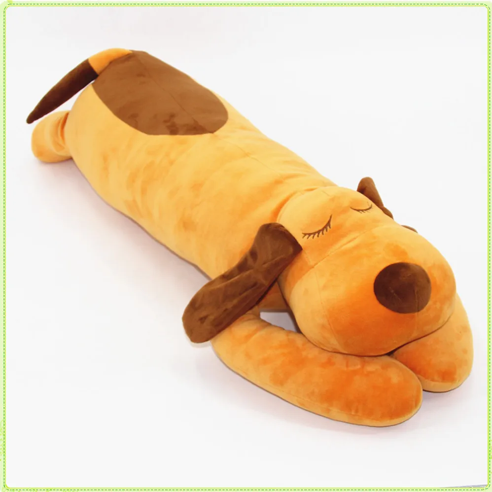 Best Plush Dog Toy Manufacturer 90cm Long Cute Dog Plush Toy Stuffed