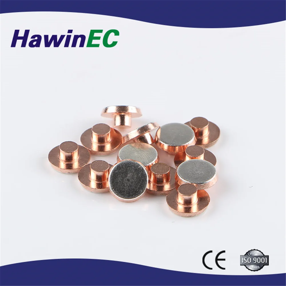 silver tungsten contact rivets
