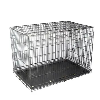 Decorative Dog Crates Kennels Weld Mesh Dog Crate Large Metal Dog ...