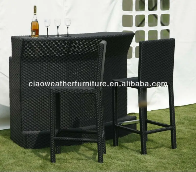 Outdoor high top bar tables and chairs folding table and chairs set for