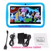 M755E7 factory oem Christmas gift Hot selling lovely colorful cover 7 inch android 5.1 A9 kids tablet for kids without SIM card