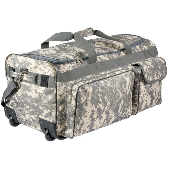 camouflage luggage