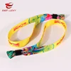 Charm festival fabric animal printed wristbands with plastic fastener