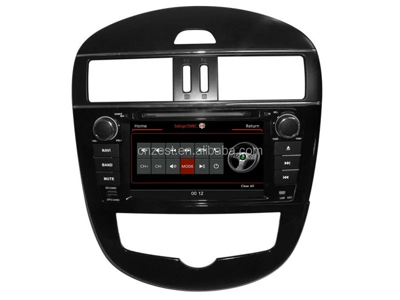 Car Stereo For Nissan Pulsar Tiida Double Din Car Stereo With Gps Rds 3g Bt Tv Swc Car Dvd Radio