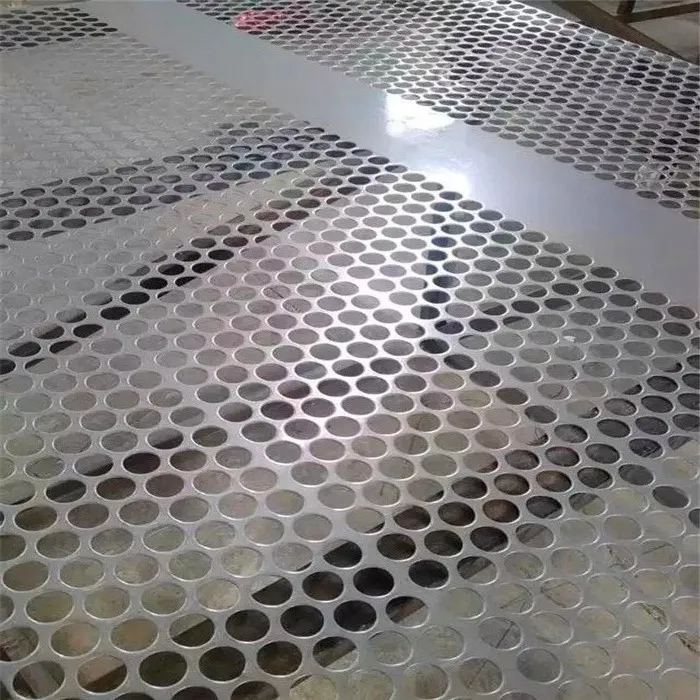 304 Stainless Steel Perforated Metal Sheets Mesh Plate Round Hole ...