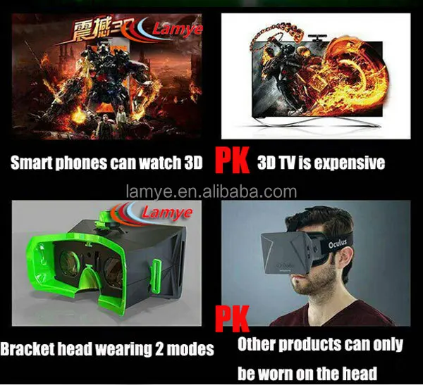 different types 3d glasses