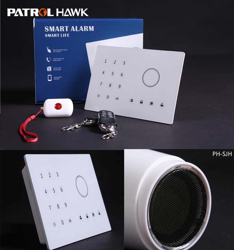 Patrol Hawk 433mhz Wireless Cdma Home Alarm System Ph-g2 - Buy Patrol ...