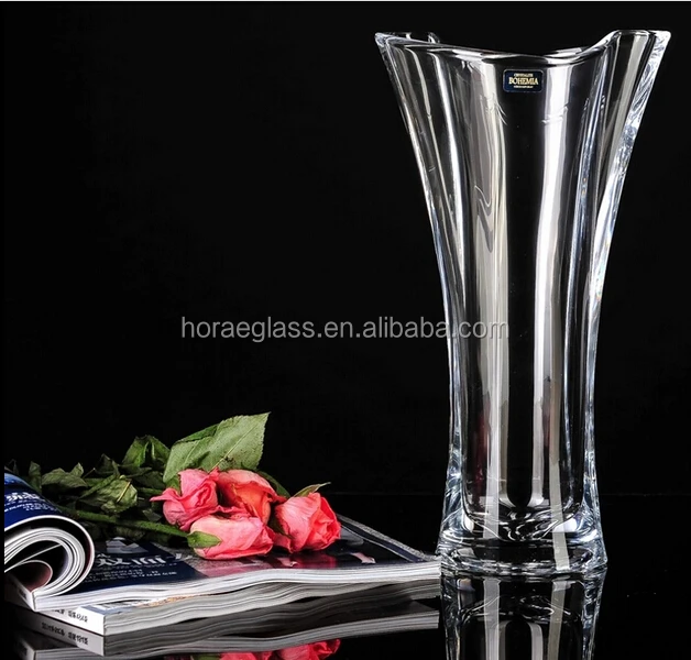 Custom Glassware Manufacturer 24 Inch Glass Vases Hand Made