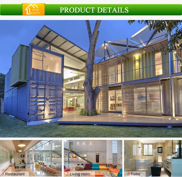 Moneybox Customized Prefab Club House/prefab Garden House/prefab House Florida Buy Prefab Club