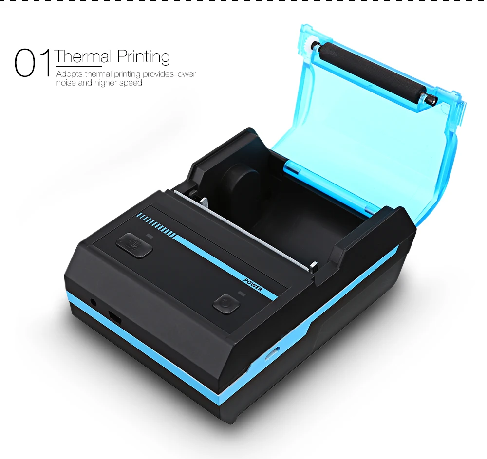 Amazon.com: NETUM Impresora térmica inalámbrica Bluetooth de recibos  portátil, impresora de facturas personal portátil de 3.150 in, mini  impresora USB POS para ventas de restaurantes al por menor compatible con  Android :