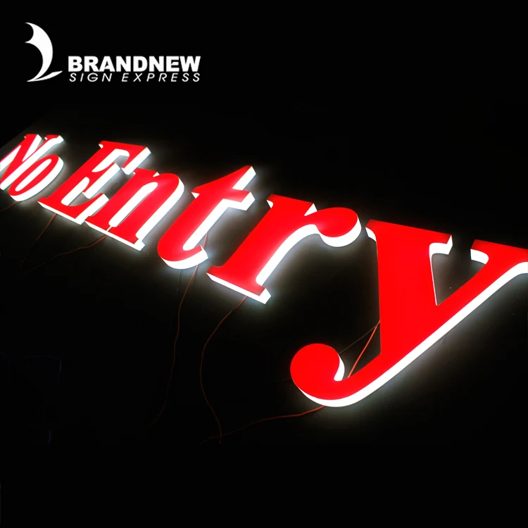 Ul / Ce Certification Acrylic Frontlit Sign Laser Cut Led Acrylic