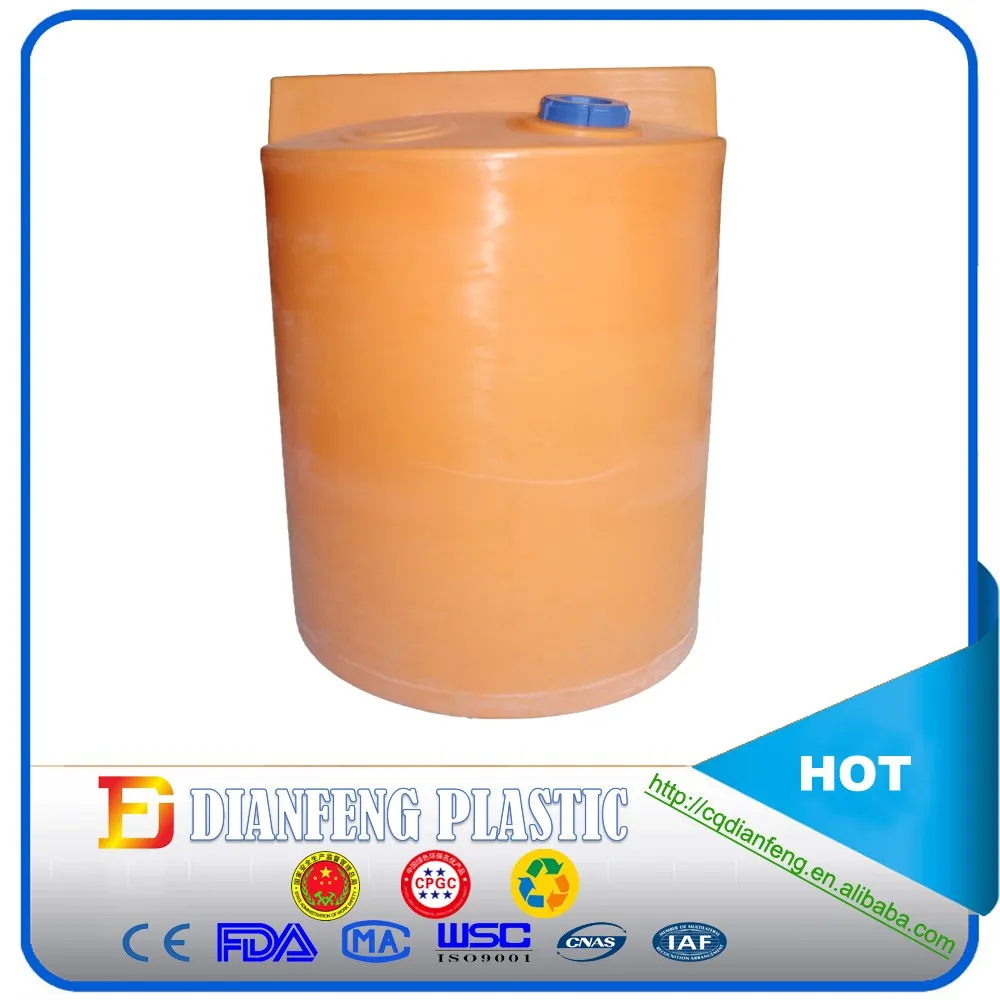 Chemical Engineering Use 1000l Food Grade Pe Mixing Container Dosing