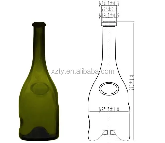 750ml Wide Flat Bottom Glass Wine Bottle Buy 750ml Wine Bottle,Glass