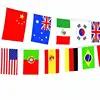 High Quality digital printing Country National Flag Customized Flags bunting from HOHI