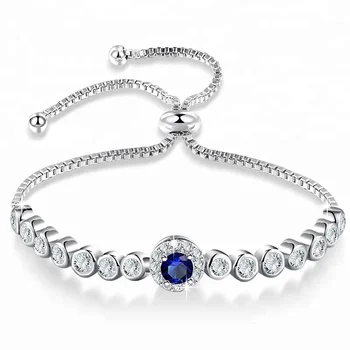 Blue Diamond Jewelry Bracelet 