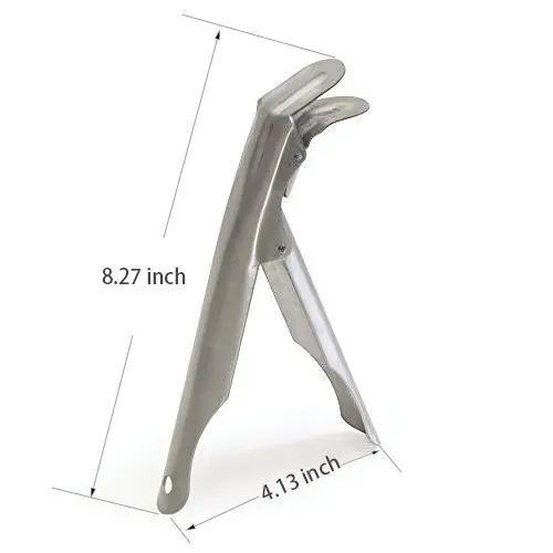 Grill Grate Lifter Tool Grid Gripper Grill Accessories for Big Green Egg Primo Weber Kamado Joe Charcoal Grill Smoker Accessories Hot Plate Bowl Pan /& Dish Retriever Gripper Tong Clamp Holder
