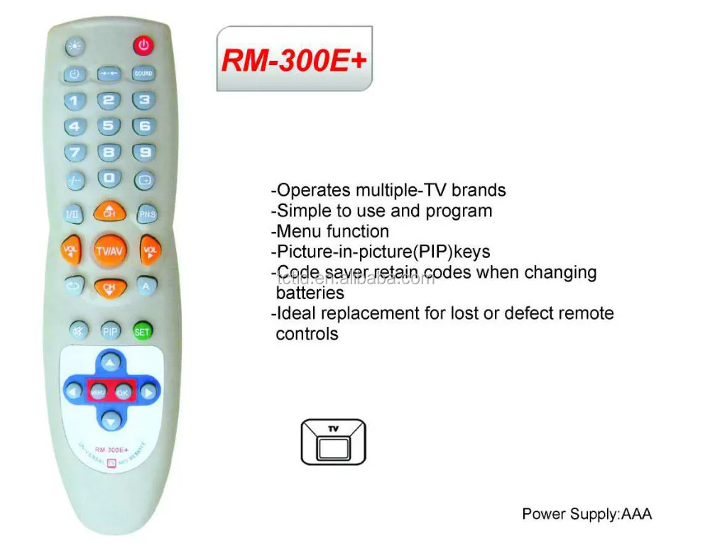 tv codes for universal remote