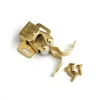 Glass cabinet door roller magnetic catch