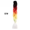 Kinky Hair For Braids Four Tone Synthetic Hair Ombre Jumbo Braids Extension Hair Beauty China Manufacturer