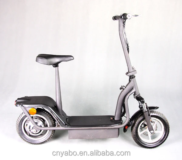 Eec Approved Suspension Fork Standing Electric Scooter 350w With Led