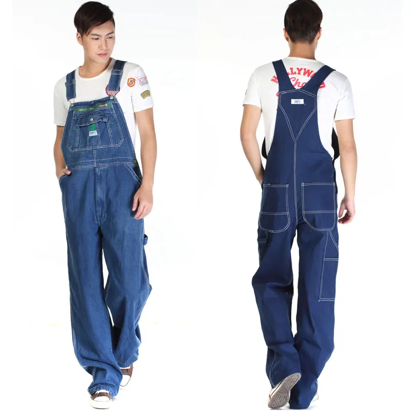 baggy jean jumpsuit