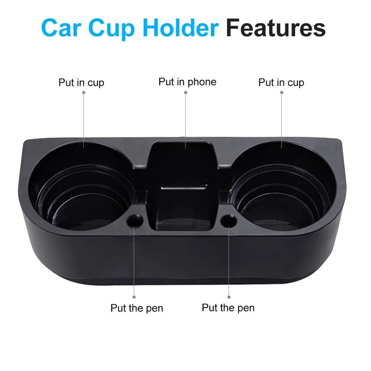 Multifunctional Food Drink Car Bottle Holder,Car Cup Holder Between Auto Seat Wedge And Center