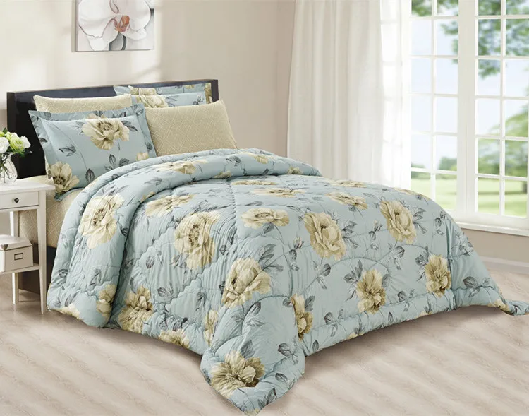 2019 New Design Super Soft Washed Wholesale Comforter Sets Cotton