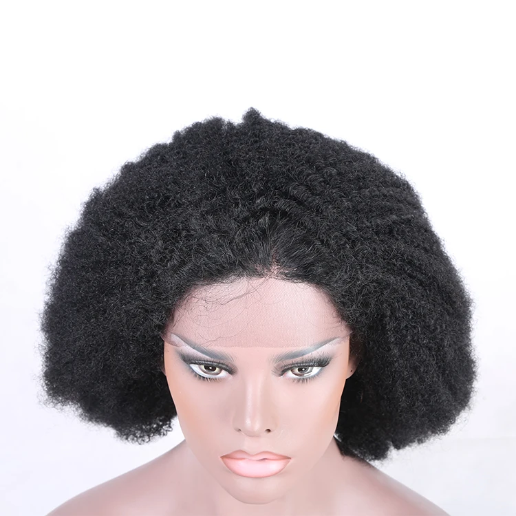 Afro Curl Short Human Hair Wigs Brazilian Hair Wigs For Black Women 