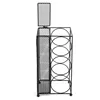 High Quality 3 Bottle - Wine Rack/Cork Holder - Black - Complete w/ Wine Display Rack