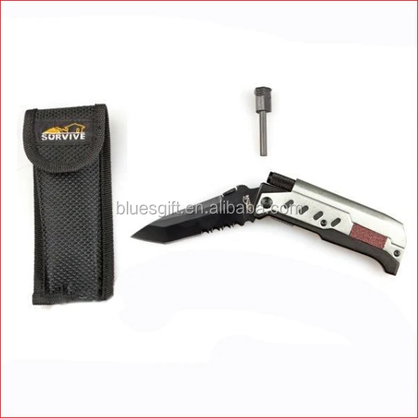 새로운 디자인 불 시동기 Led 빛 플래쉬 등 생존 접히는 난조 칼 생존 Buy 접는 Hunting 칼 생존,Rescue 칼