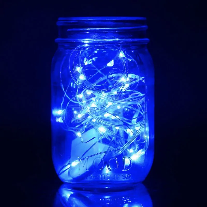 Cr2032 Cell Battery Operated Waterproof Fancy Led Copper Wire Moon Lights,2m 20leds Firefly ...