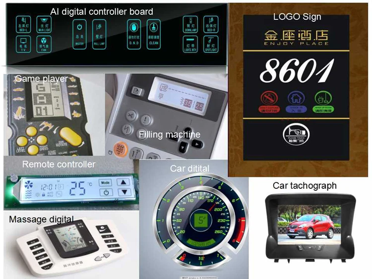 Unionleds Tn Segment Lcd Display Panels For Wholesales