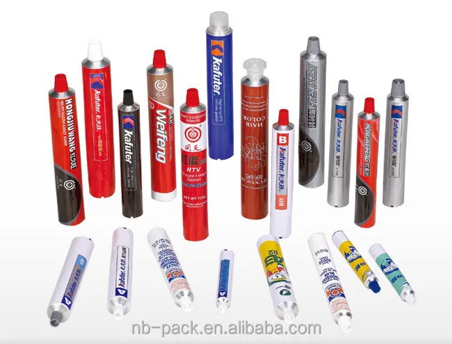 Industry Superglue Shoe Glue No.502 Glue Collapsible Aluminum Packaging Tube