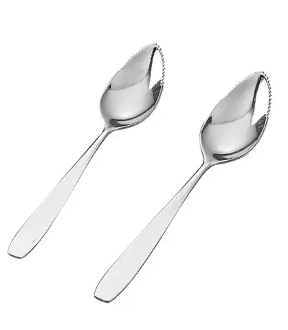 ISKYBOB 4 Pack Stainless Steel Grapefruit Dessert Spoon,6.7 Long