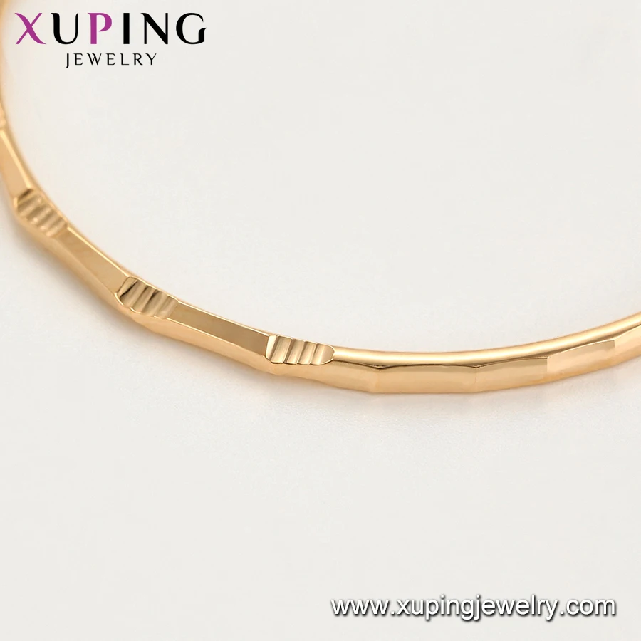 97310 Xuping Elegant 18k Gold Plated Copper Alloy Jewelry Simple Modern