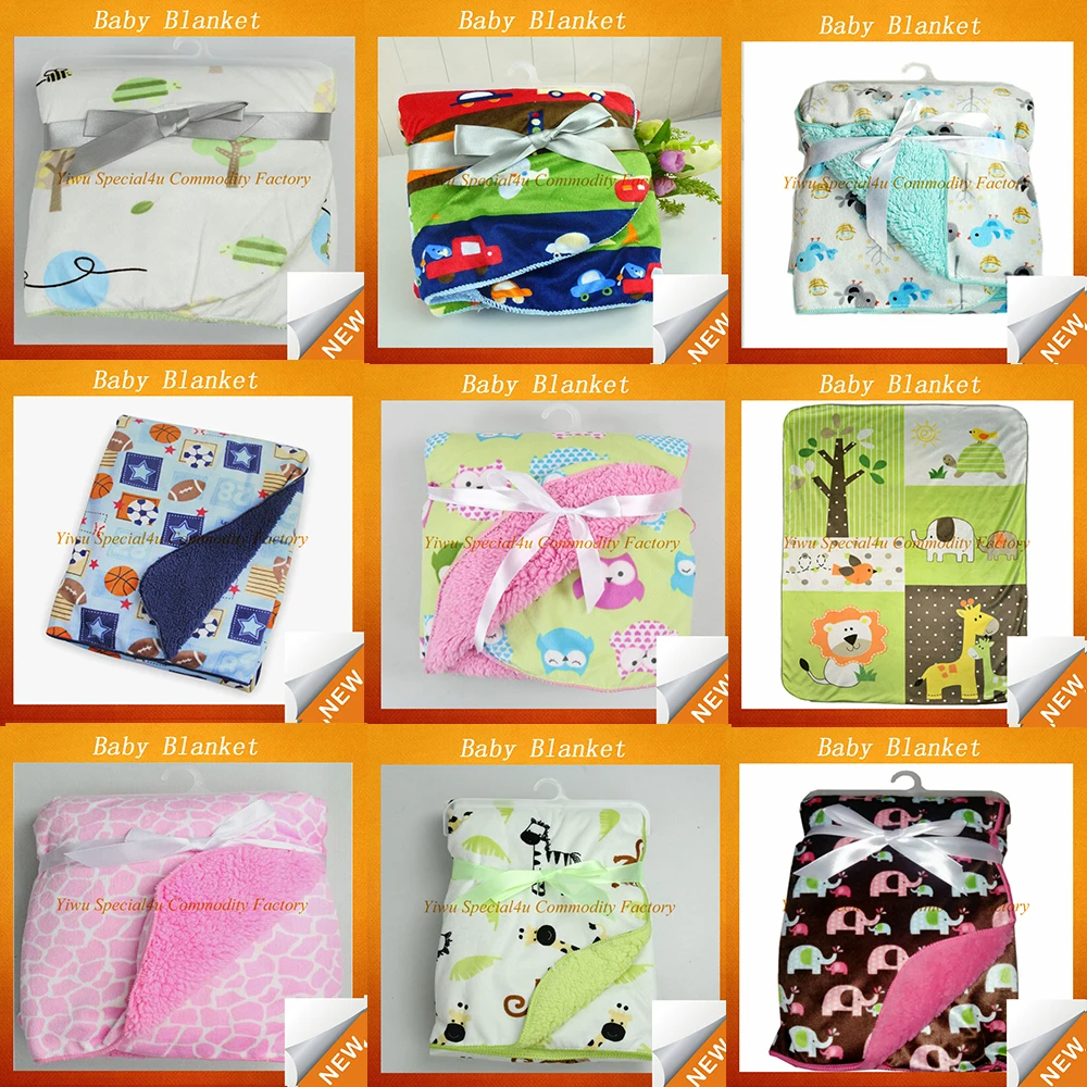 Rtswy315 2020 New Product Minky Baby Blanket 100 Polyester Baby