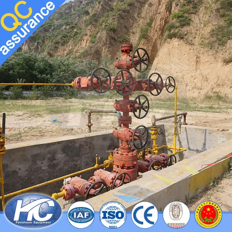 Iso9001 Certification Drilling Tree / Oil Rig Christmas Tree / Wellhead ...