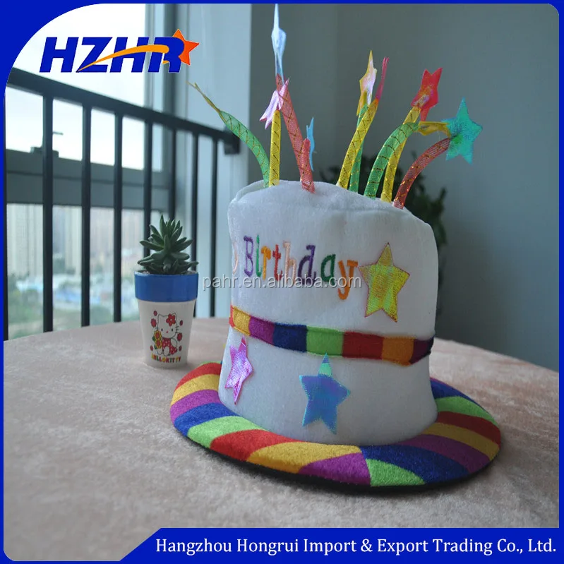 Personnalise Arc En Ciel Colore Joyeux Anniversaire Gateau En Forme De Chapeau Avec Bougie King Top Fantaisie Chapeau De Fete Buy Festival Chapeau Joyeux Anniversaire Gateau Chapeau D Anniversaire Fantaisie Chapeau Product On Alibaba Com