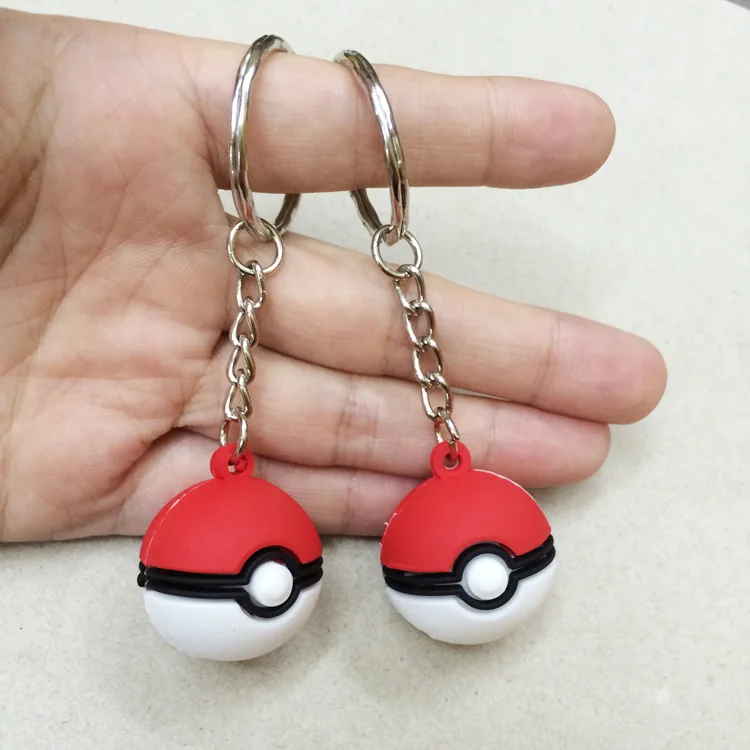 pokeball keychain