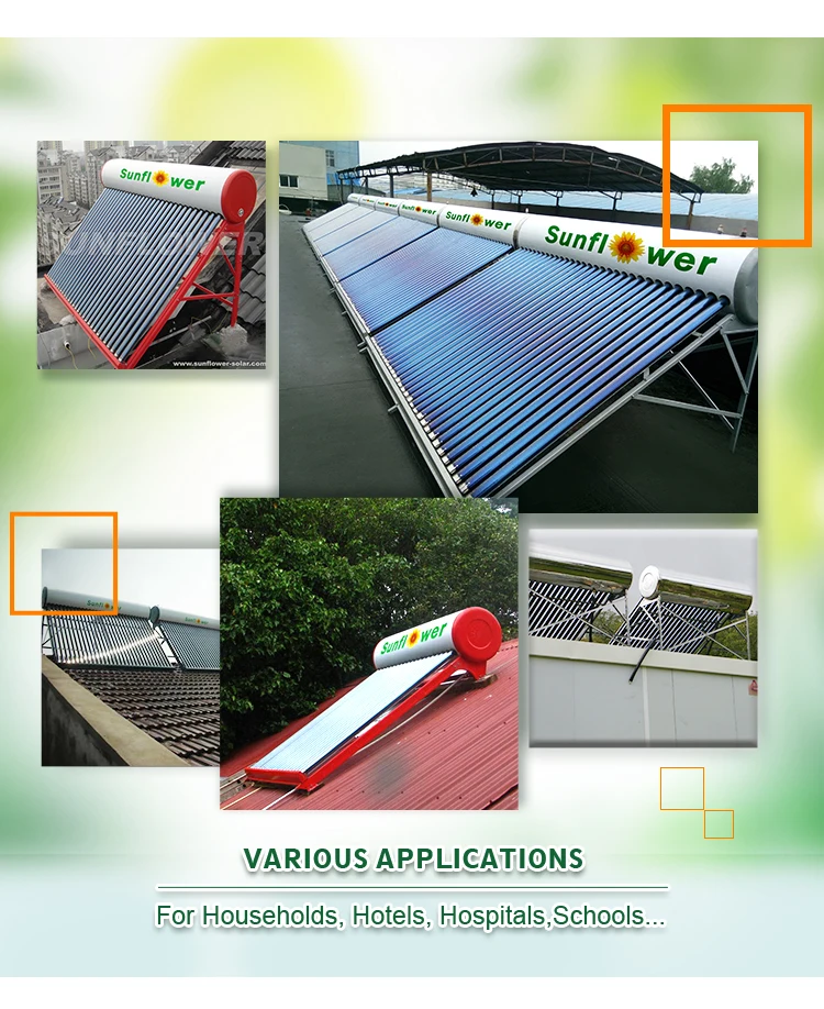 Sfh200h 200l Integrated High Pressure Solar Water Heater Stainless