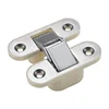 Plastic furniture hardware cross folding concealed hinges