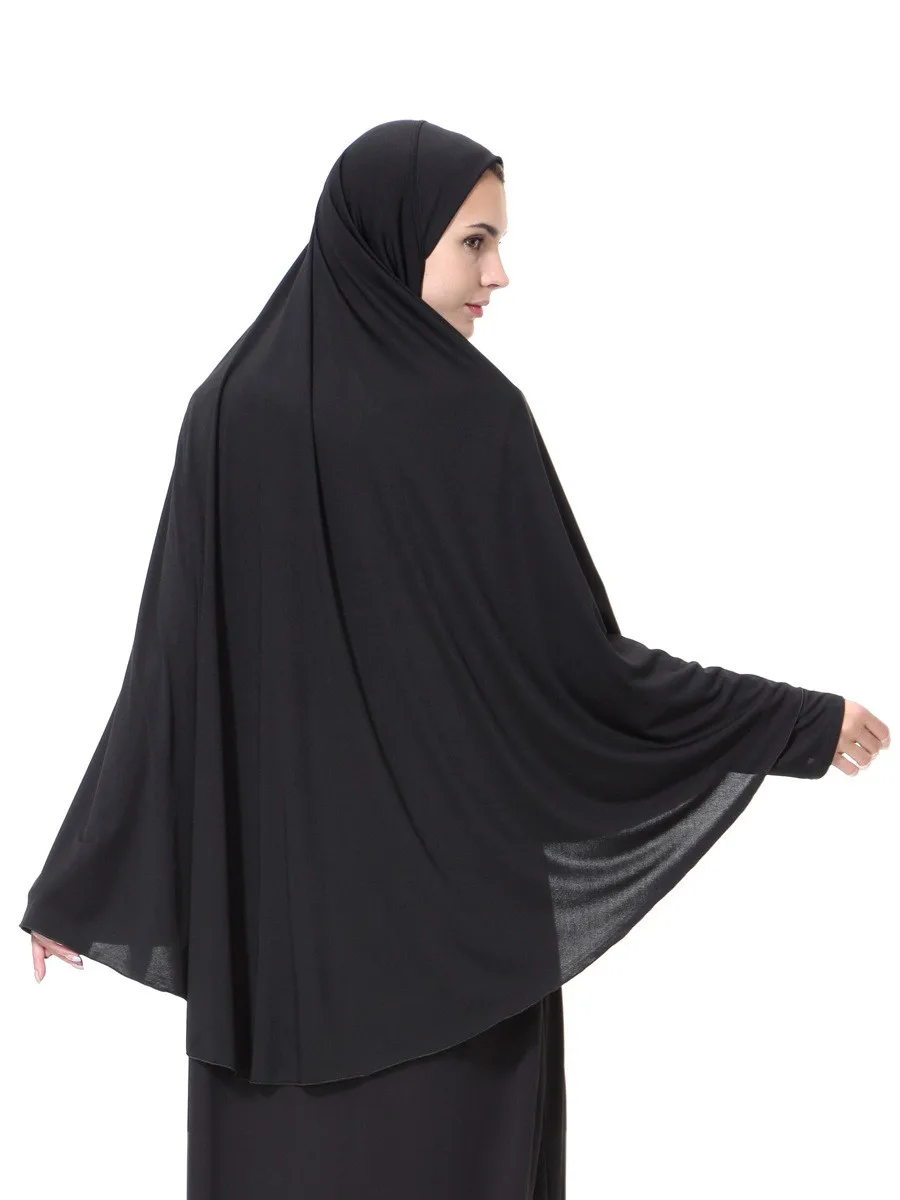 Hs109 New Design Islamic Niqab Three Quarter Long Muslim Burqa Chador