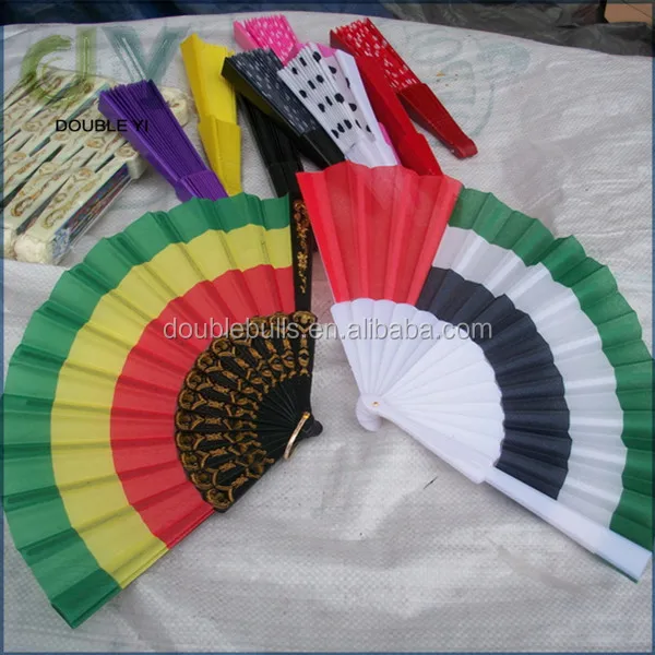 Customized Plastic Nylon Hand Foldable Fan For Promotional Gifts Buy