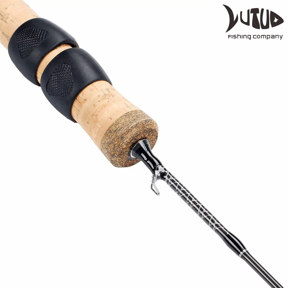 Zmazon Hot Selling 2'/2.4' Cheap Fish Rod 100% Solid Carbon 1 Section China Ice Fishing Rod